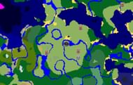 This seed has three villages and a pillager outpost within walking distance (Image via Chunkbase)